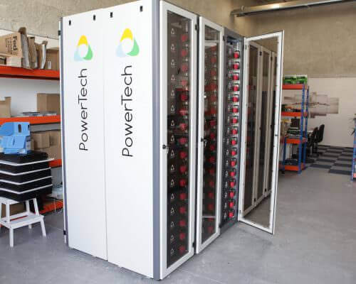 PowerRack Systems – 900VDC – 500kWh Lithium-Ion battery
